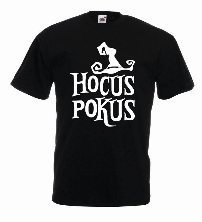 T-shirt lady/oversize HOCUS POKUS L czarno-biały oversize