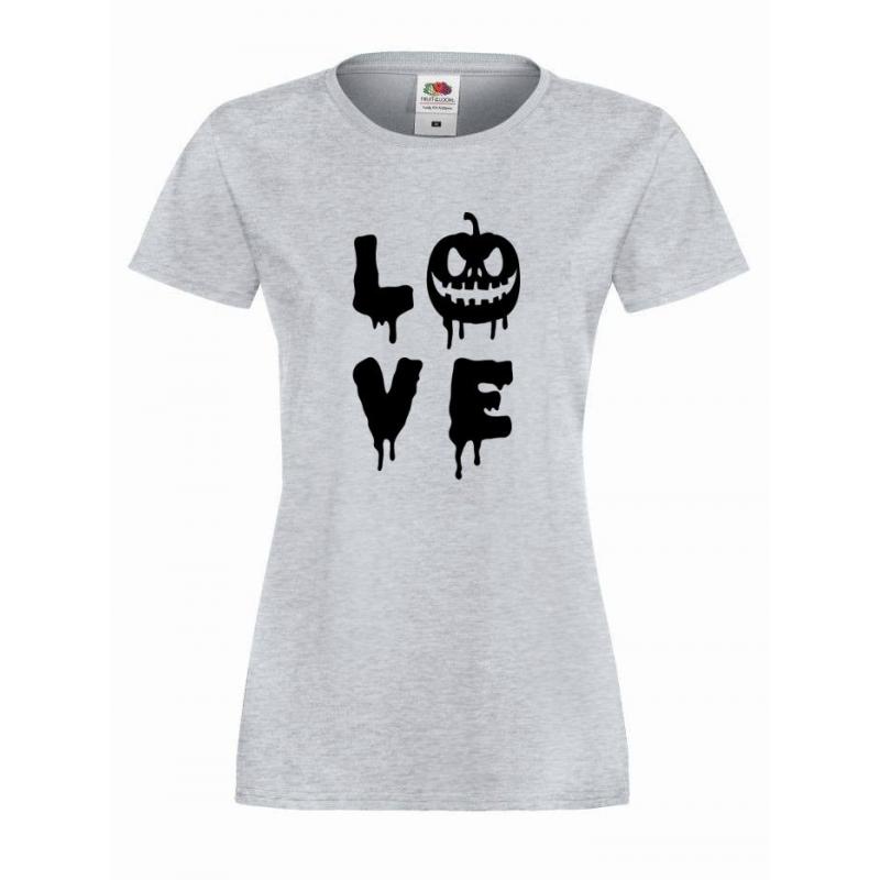 T-shirt lady/oversize LOVE PUMPKIN