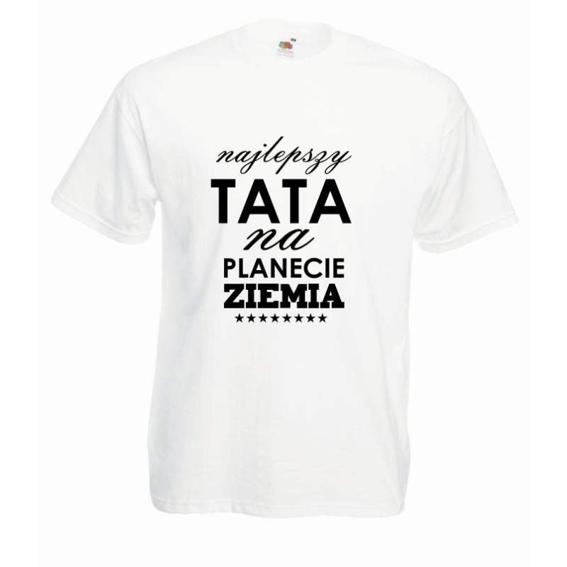 T-shirt oversize NAJLEPSZY TATA NA PLANECIE