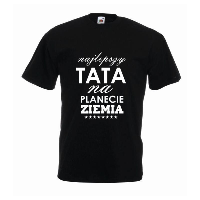 T-shirt oversize NAJLEPSZY TATA NA PLANECIE