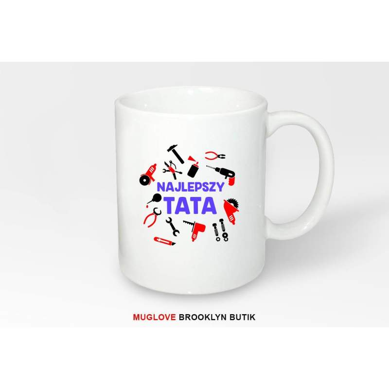 Kubek z nadrukiem NAJLEPSZY TATA TOOLS