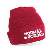 Czapka Krasnal BEANIE NORMAL IS BORING różne kolory