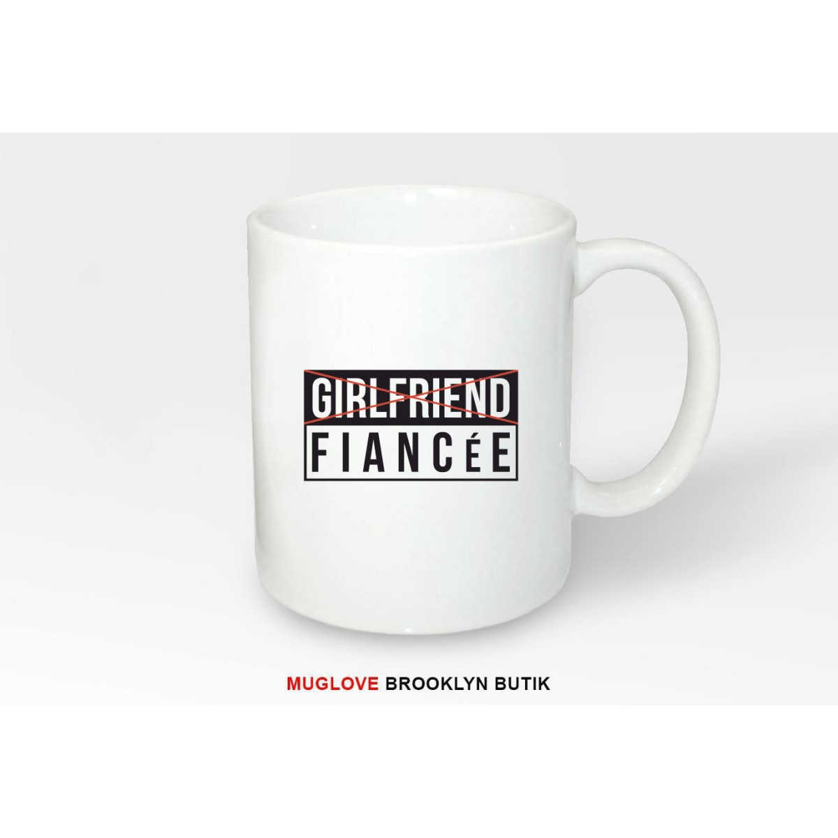 Kubek z nadrukiem FIANCE