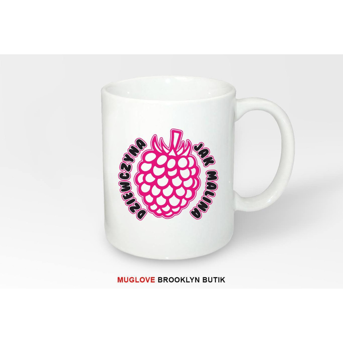 Kubek z nadrukiem MALINA