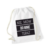 plecak worek DTG NIE MÓW TERAZ