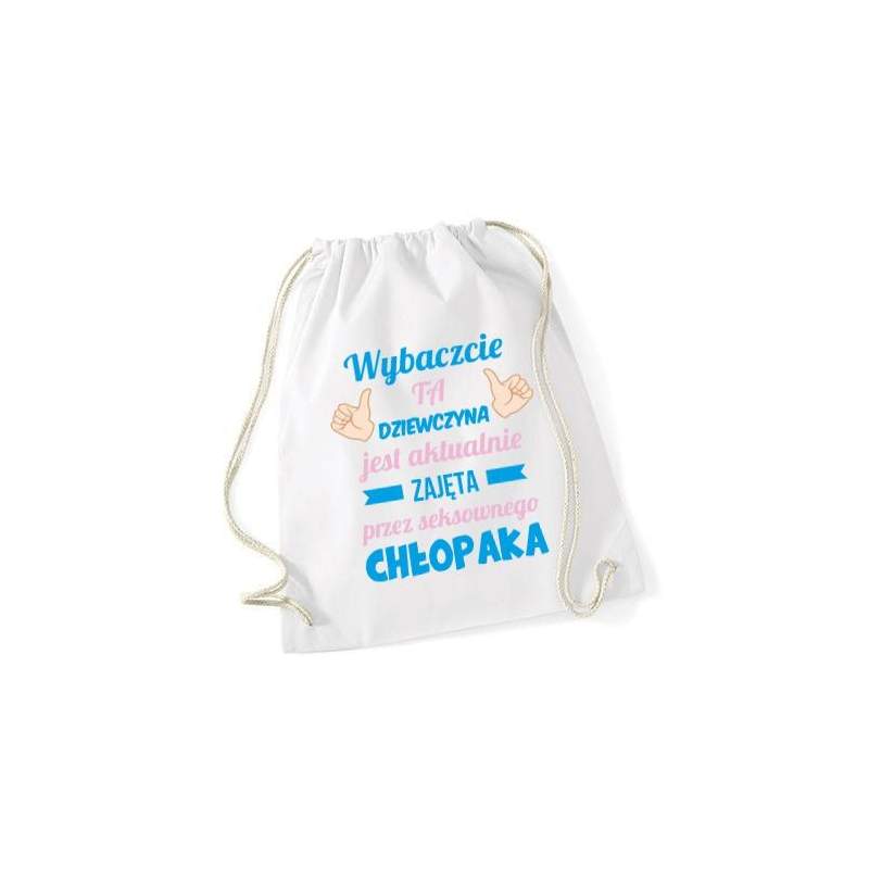 plecak worek DTG TA DZIEWCZYNA JEST ZAJĘTA