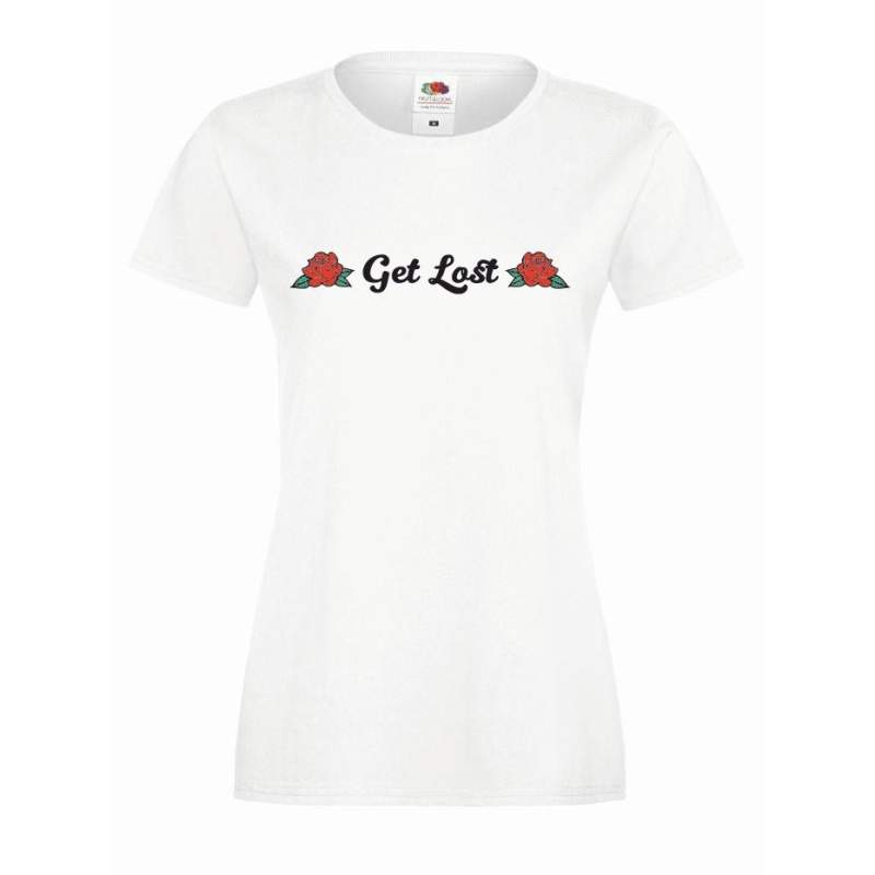 T-shirt lady DTG GET LOST