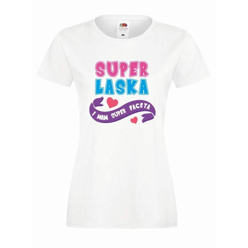 T-shirt lady DTG SUPER LASKA