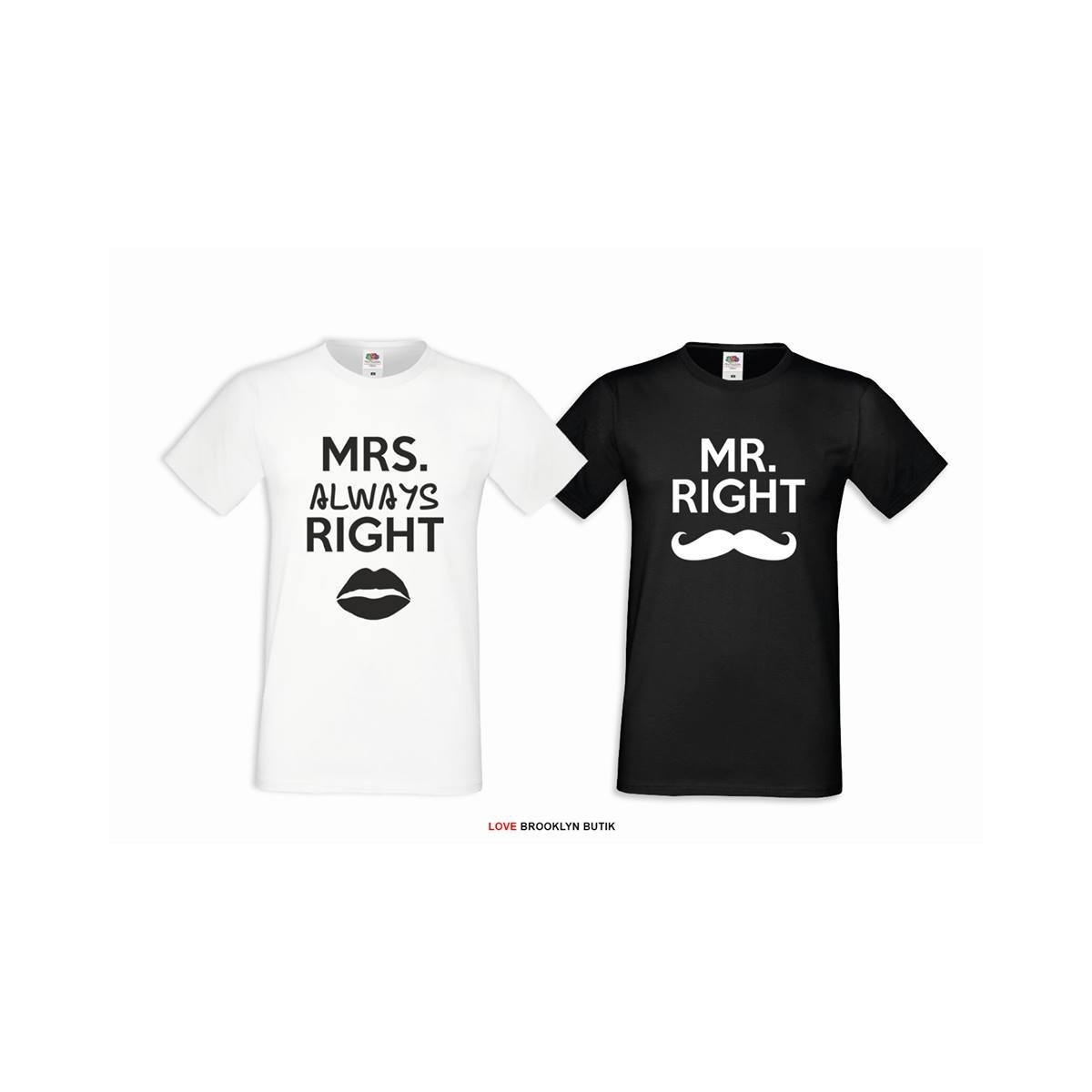 T-shirt DLA PAR 2 SZT MRS & MR
