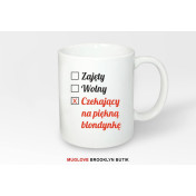 Kubek z nadrukiem CZEKAJĄCY