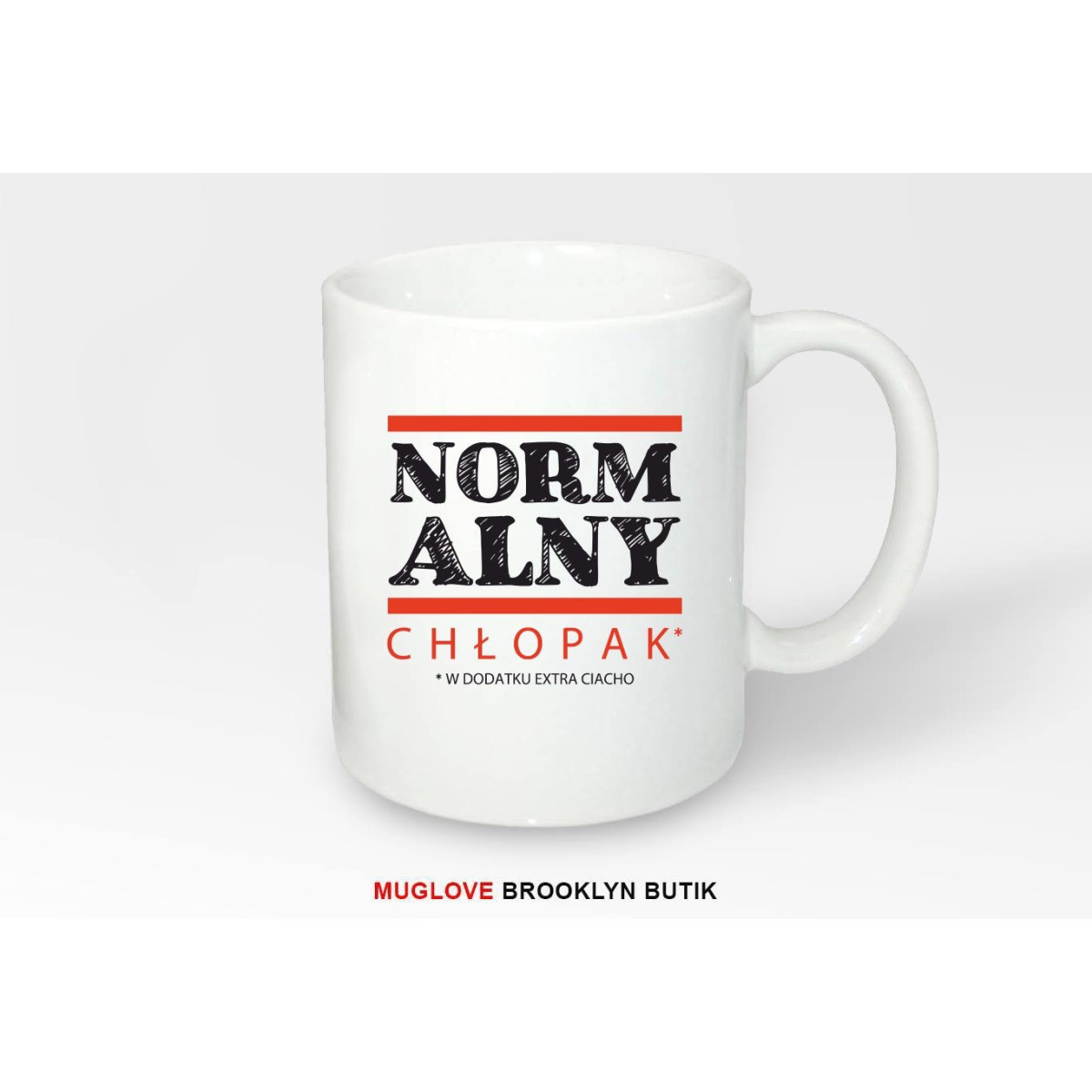Kubek z nadrukiem NORMALNY CHŁOPAK