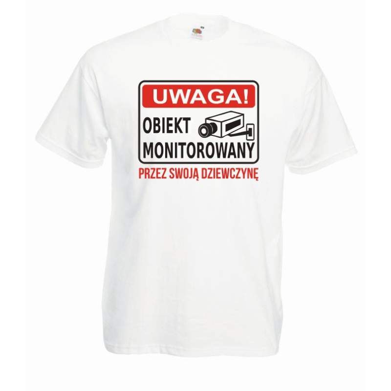 T-shirt oversize DTG OBIEKT MONITOROWANY