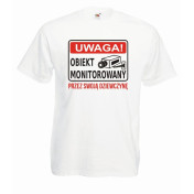 T-shirt oversize DTG OBIEKT MONITOROWANY