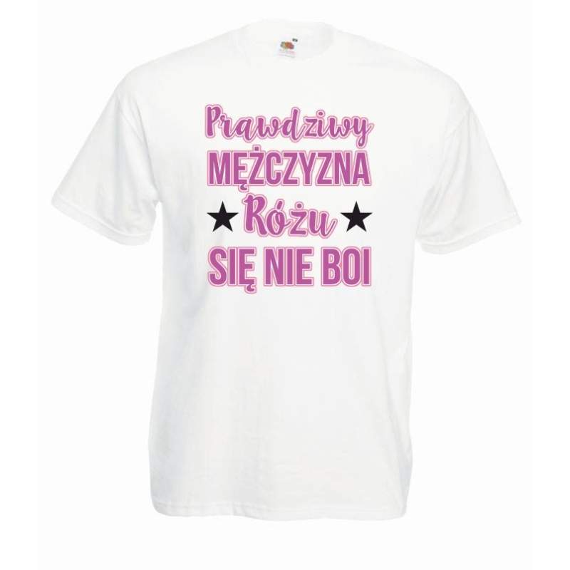 T-shirt oversize DTG PRAWDZIWY MĘŻCZYZNA