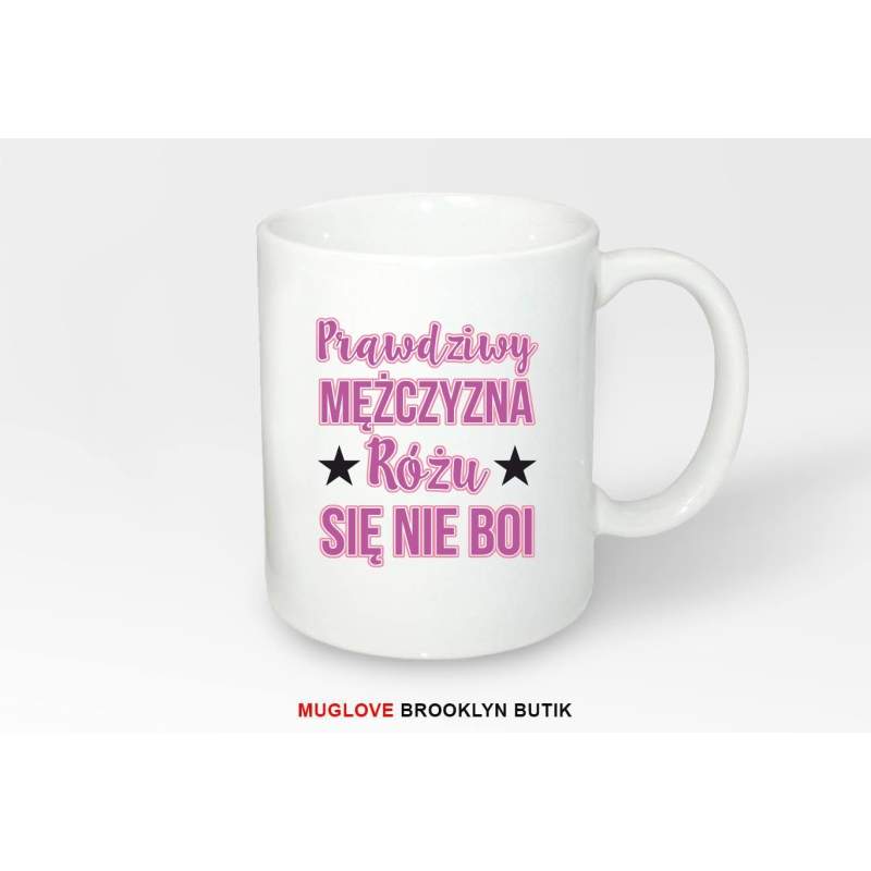 Kubek z nadrukiem PRAWDZIWY MĘŻCZYZNA