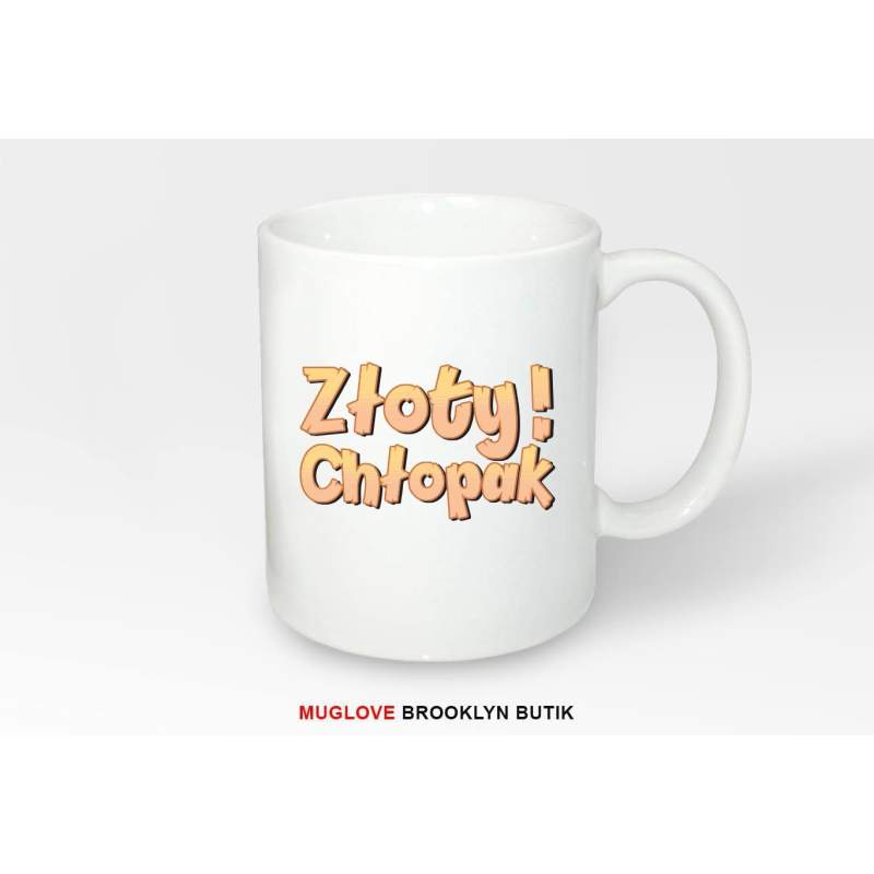 Kubek z nadrukiem ZŁOTY CHŁOPAK