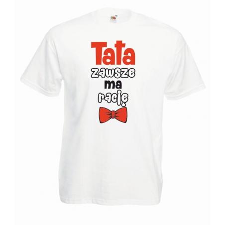 T-shirt oversize DTG TATA ZAWSZE MA RACJĘ 