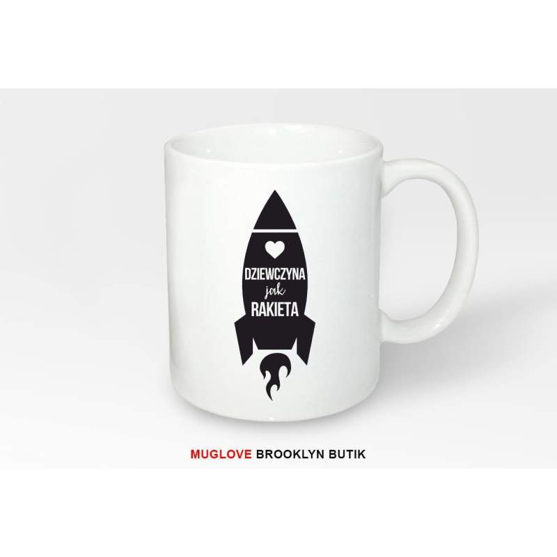 Kubek z nadrukiem RAKIETA