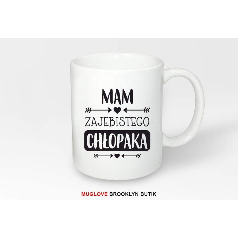 Kubek z nadrukiem MAM CHŁOPAKA