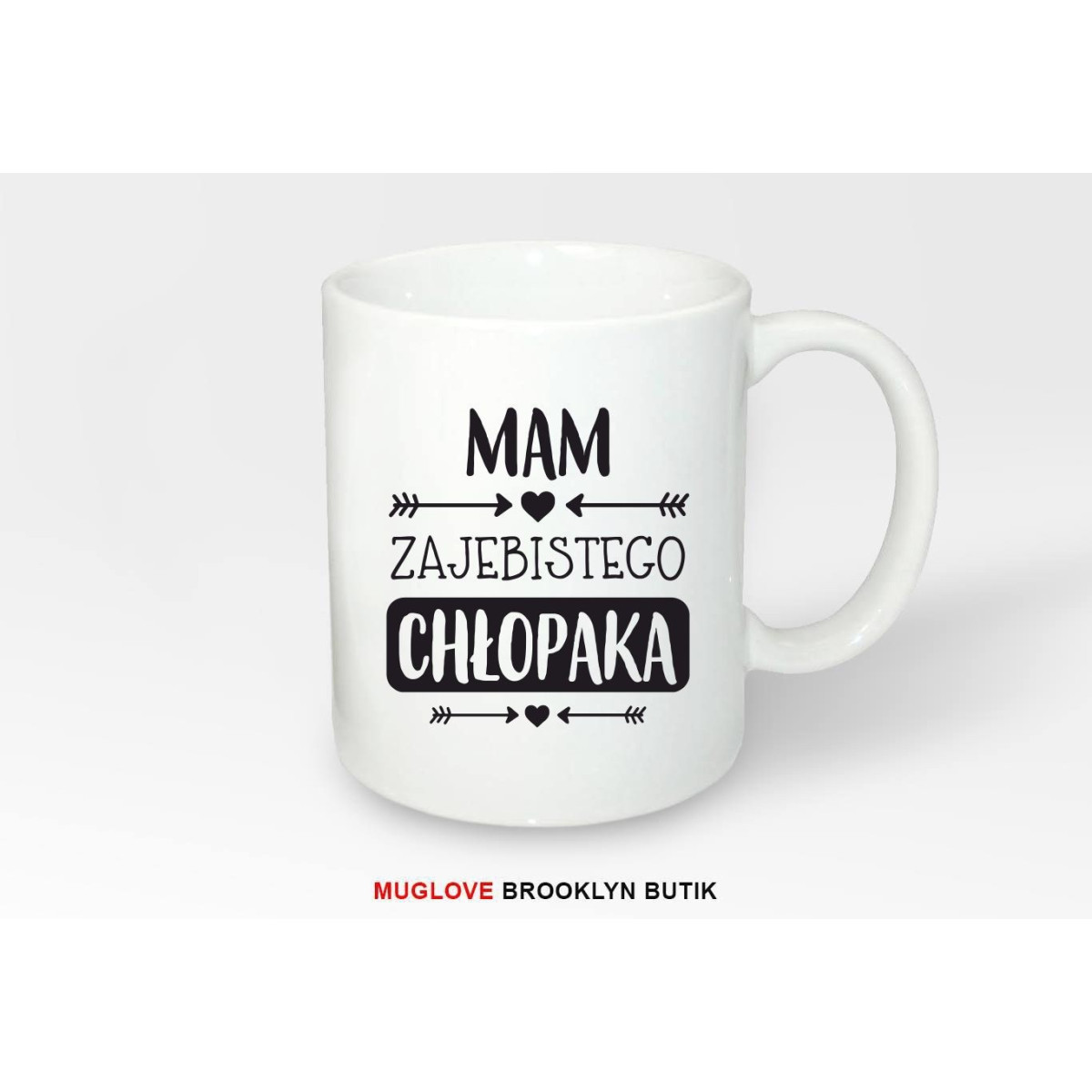 Kubek z nadrukiem MAM CHŁOPAKA