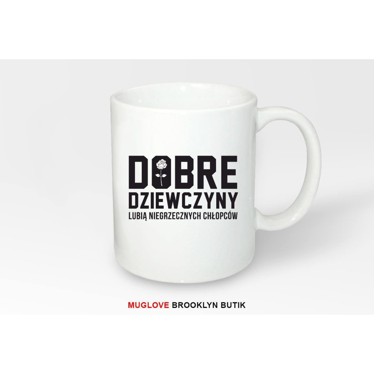 Kubek z nadrukiem DOBRE DZIEWCZYNY