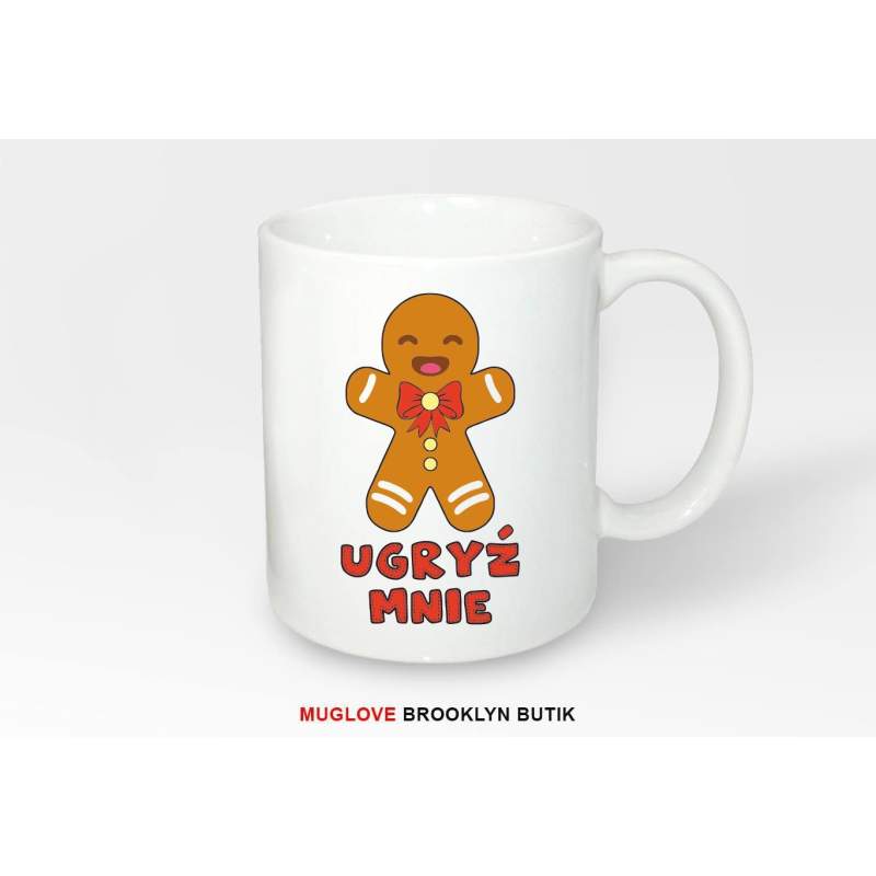 Kubek z nadrukiem UGRYŹ MNIE