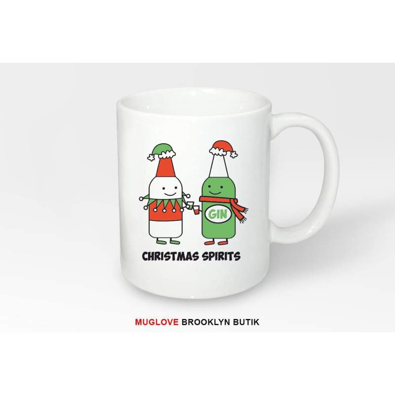 Kubek z nadrukiem CHRISTMAS SPIRITS