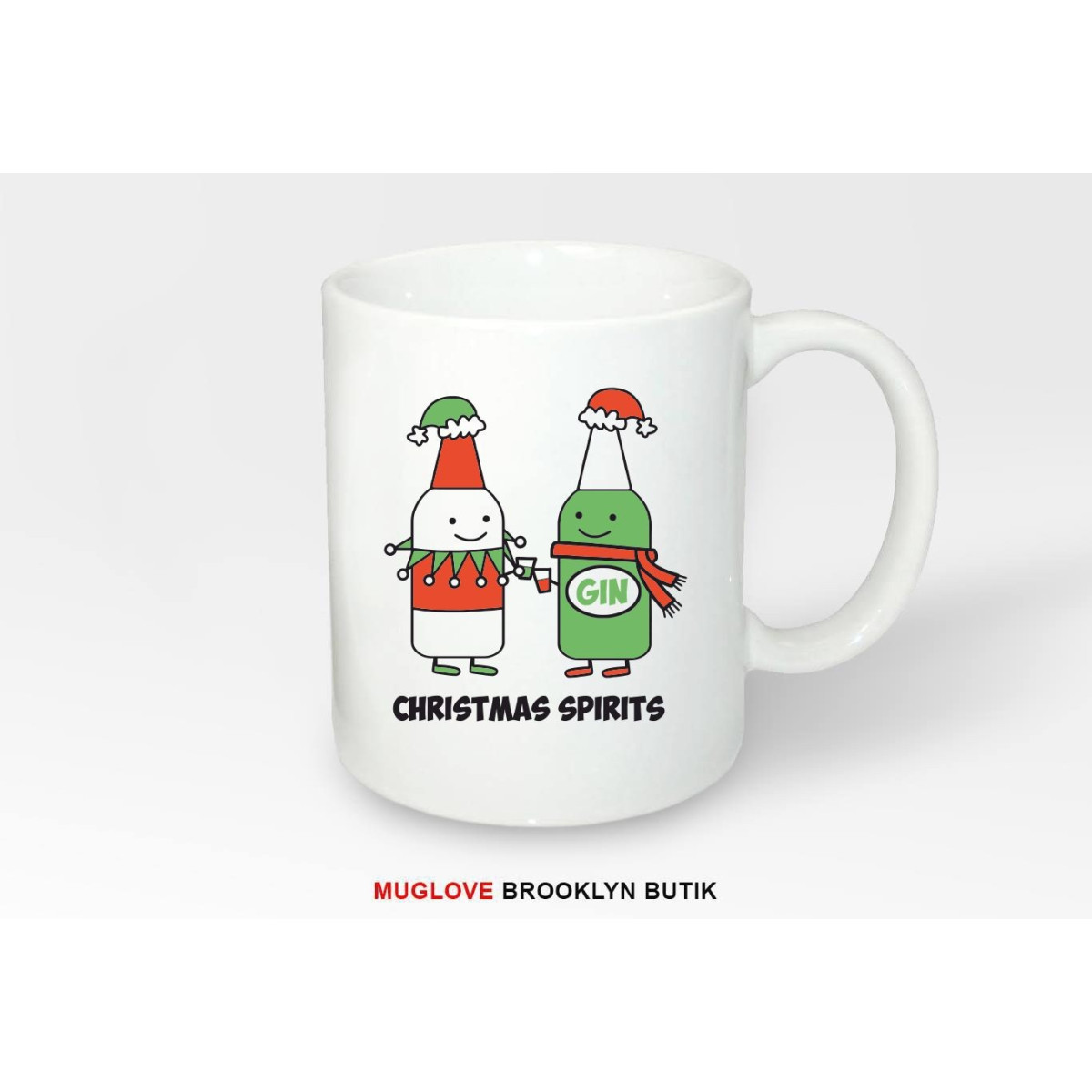 Kubek z nadrukiem CHRISTMAS SPIRITS