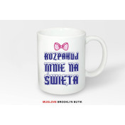 Kubek z nadrukiem ROZPAKUJ MNIE