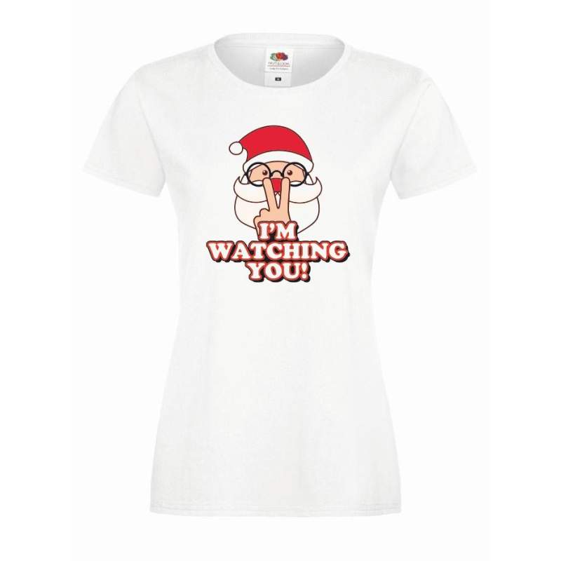 T-shirt lady DTG I'M WATCHING YOU