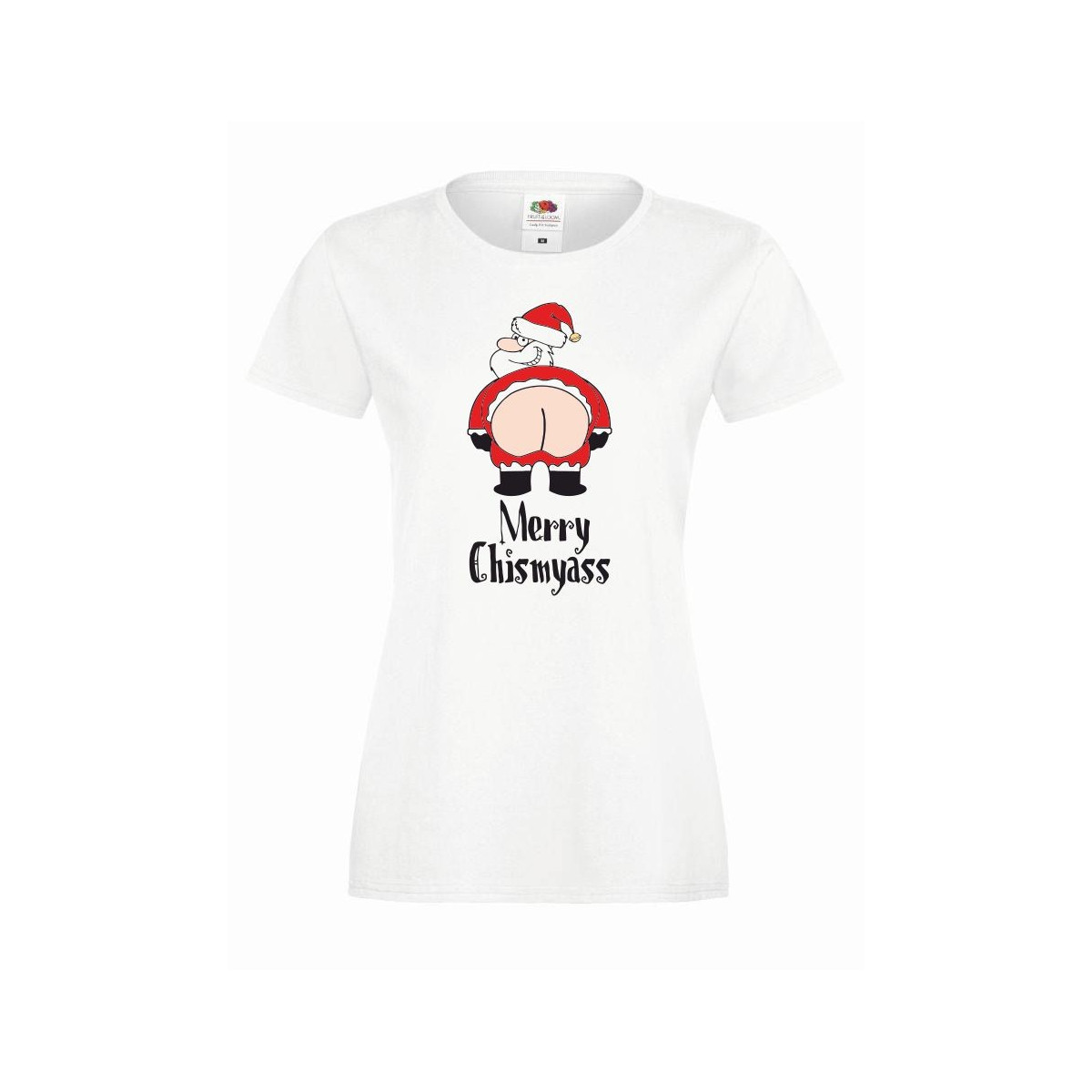T-shirt lady DTG MERRY CHISMYASS