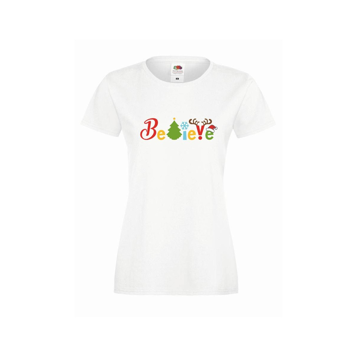 T-shirt lady DTG BELIEVE