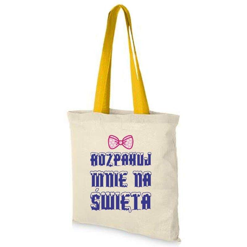 Torba dtg ROZPAKUJ MNIE NA ŚWIĘTA