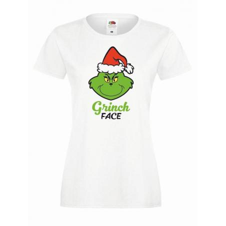 T-shirt lady DTG GRINCH FACE