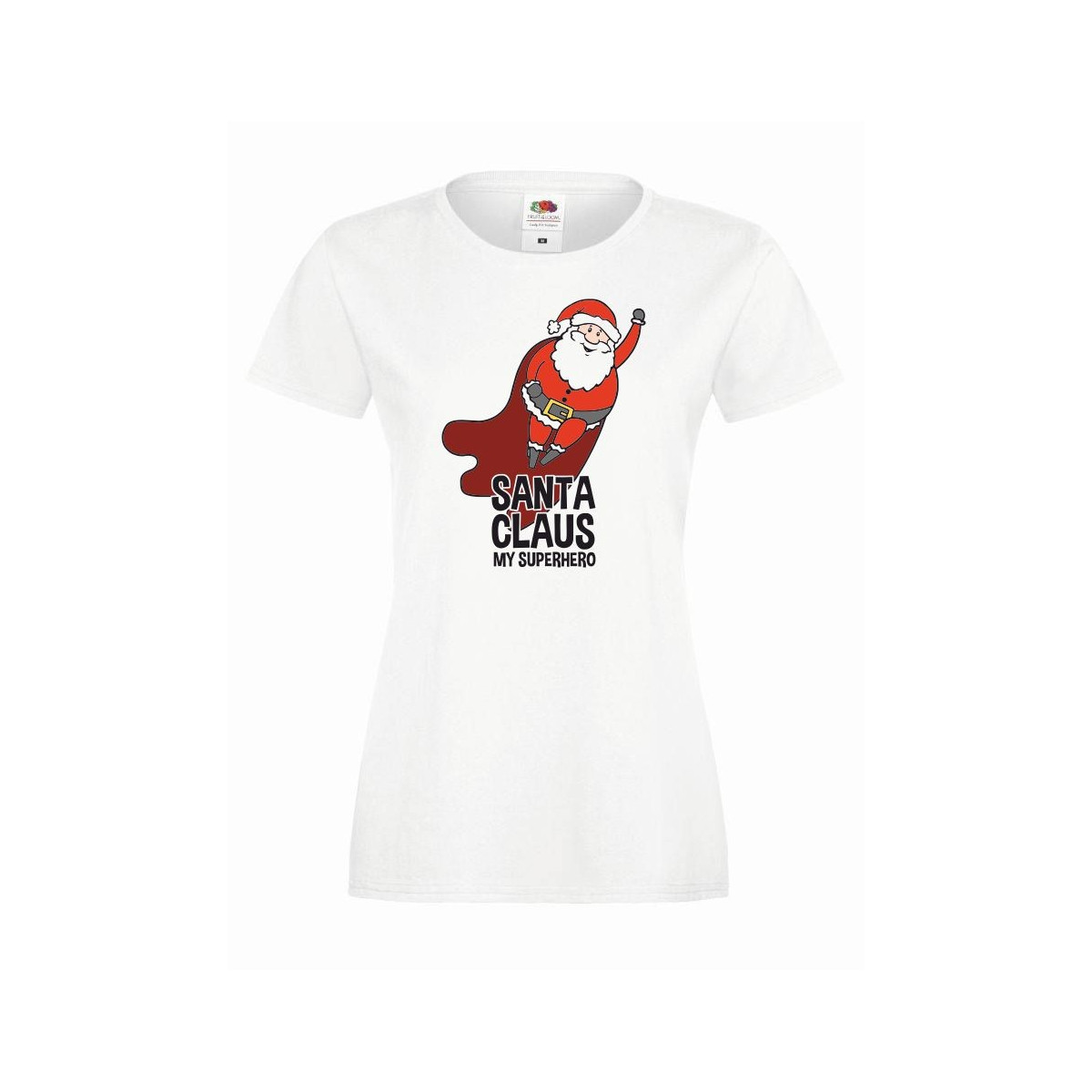 T-shirt lady DTG SANTA CLAUS