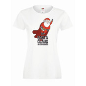 T-shirt lady DTG SANTA CLAUS