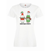 T-shirt lady DTG CHRISTMAS SPIRITS