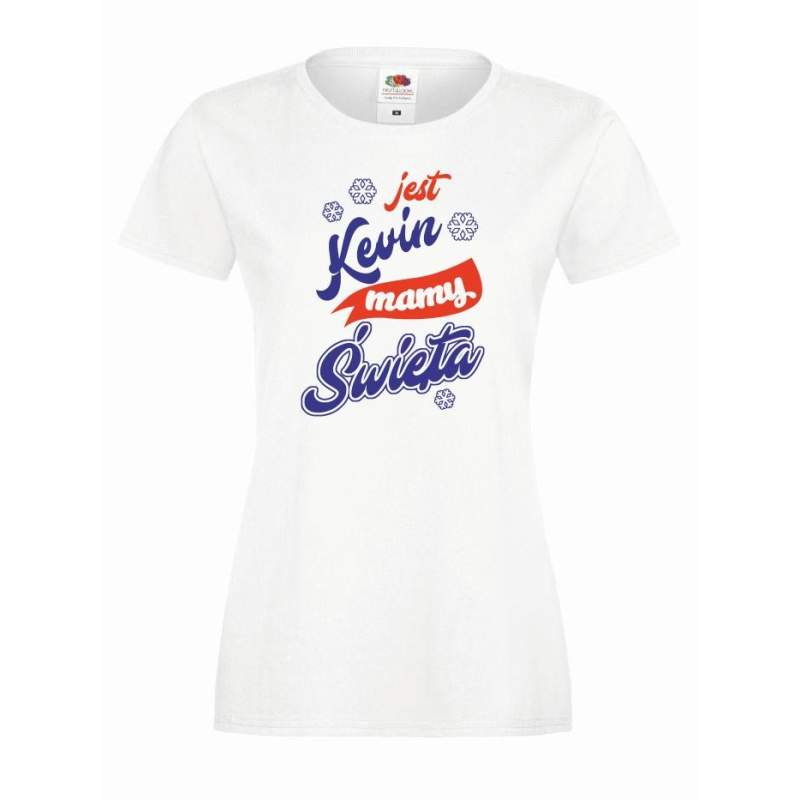 T-shirt lady DTG JEST KEVIN MAMY ŚWIĘTA