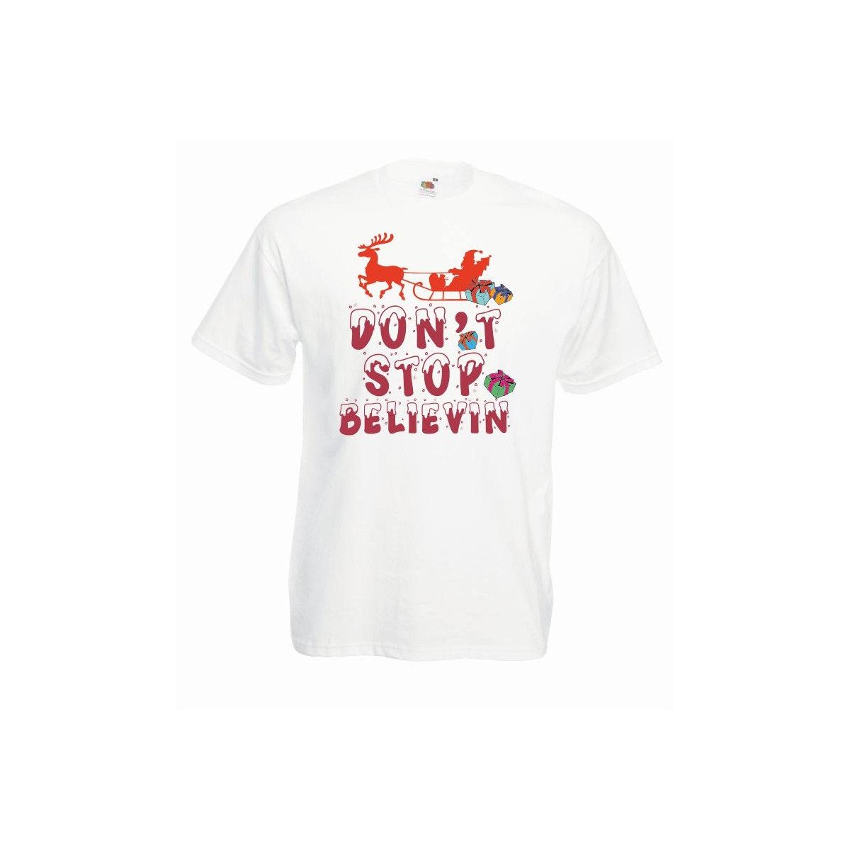 T-shirt oversize DTG DTG DON'T STOP BELIEVIN 