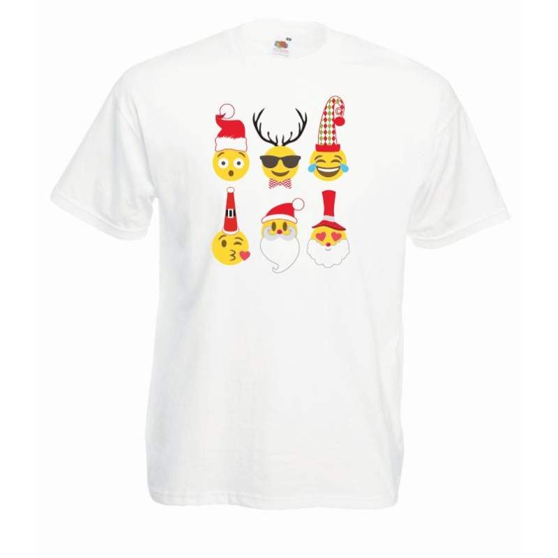 T-shirt oversize DTG EMOJI CHRISTMAS 