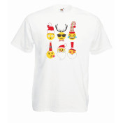 T-shirt oversize DTG EMOJI CHRISTMAS 