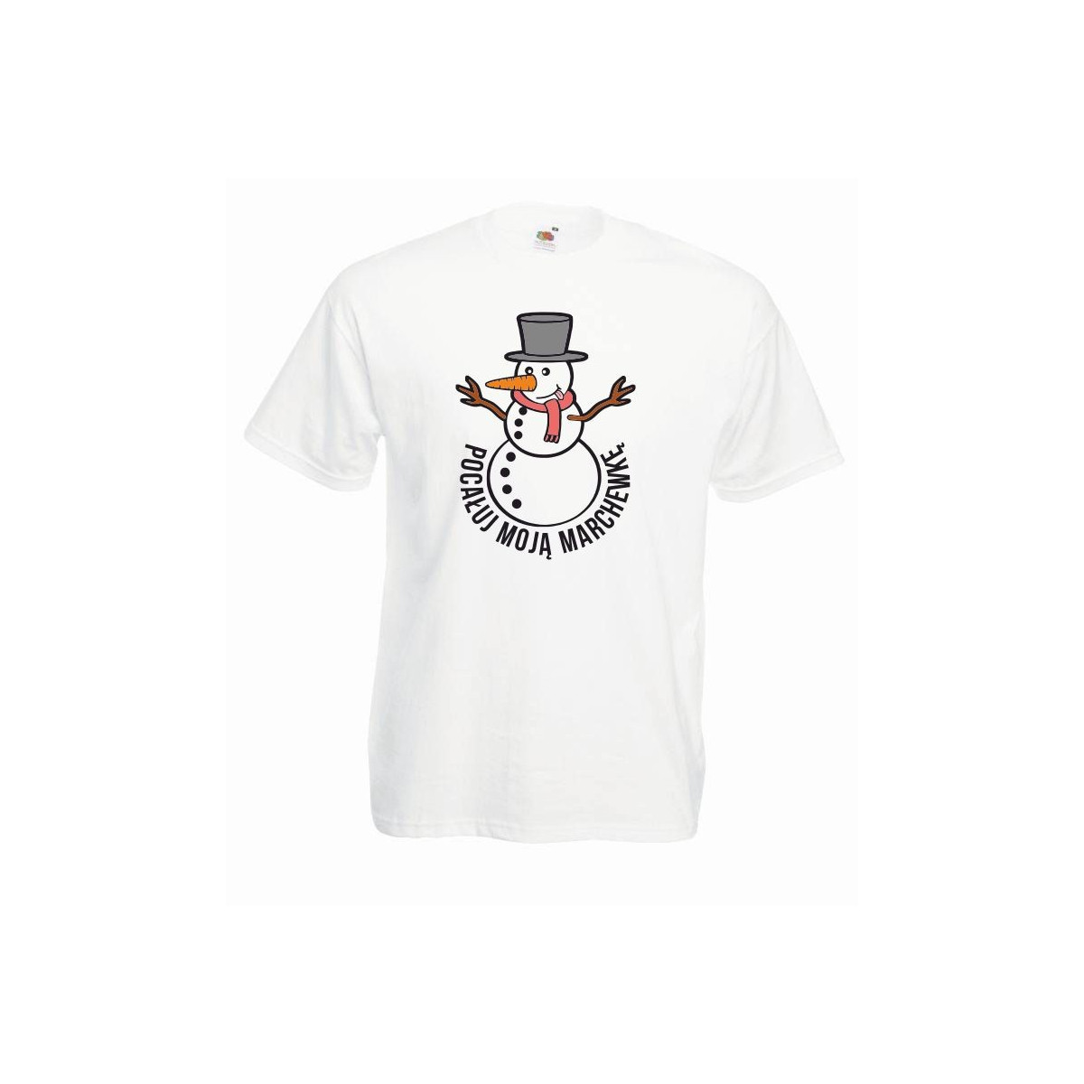 T-shirt oversize DTG POCAŁUJ MOJĄ MARCHEWKĘ