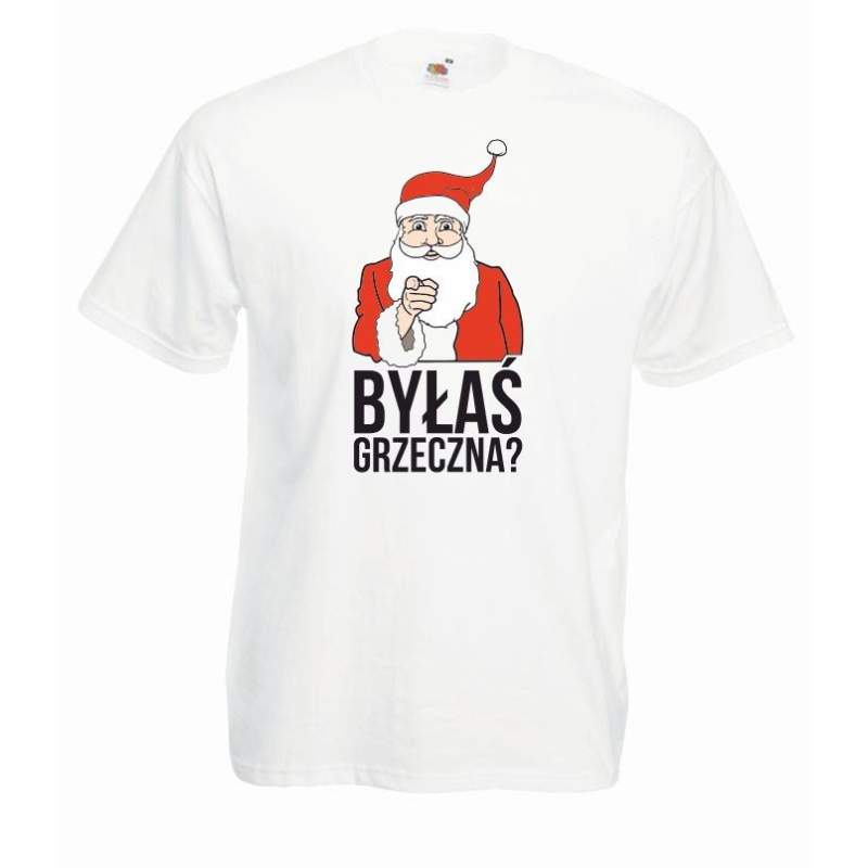 T-shirt oversize DTG BYŁAS GRZECZNA