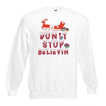 Bluza oversize DTG DON'T STOP BELIEVIN 