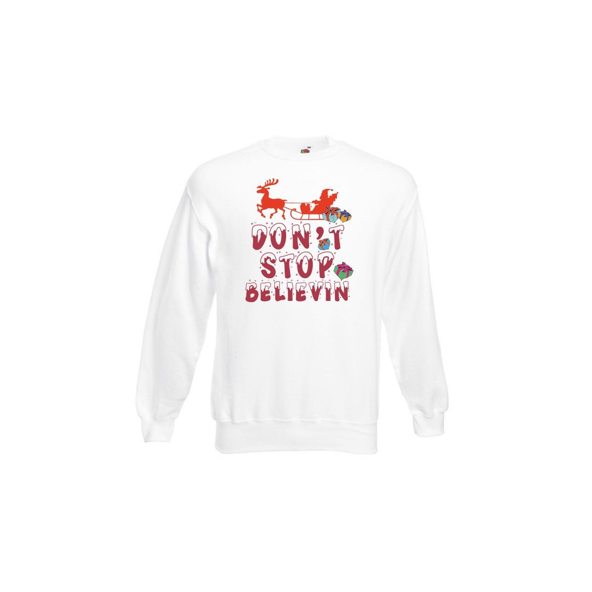 Bluza oversize DTG DON'T STOP BELIEVIN 