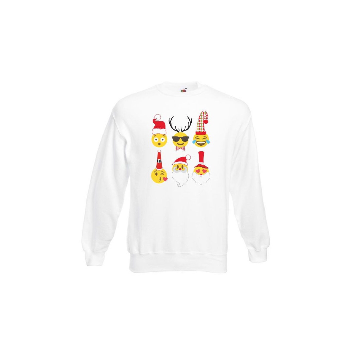 Bluza oversize DTG  EMOJI CHRISTMAS 