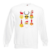 Bluza oversize DTG  EMOJI CHRISTMAS 