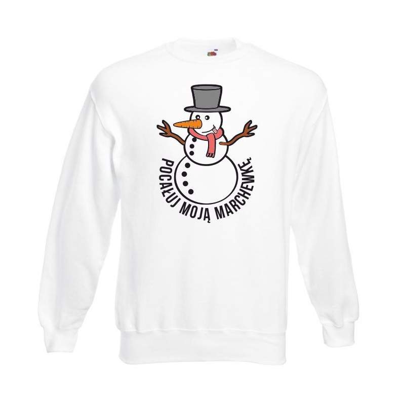 Bluza oversize DTG POCAŁUJ MOJĄ MARCHEWKĘ