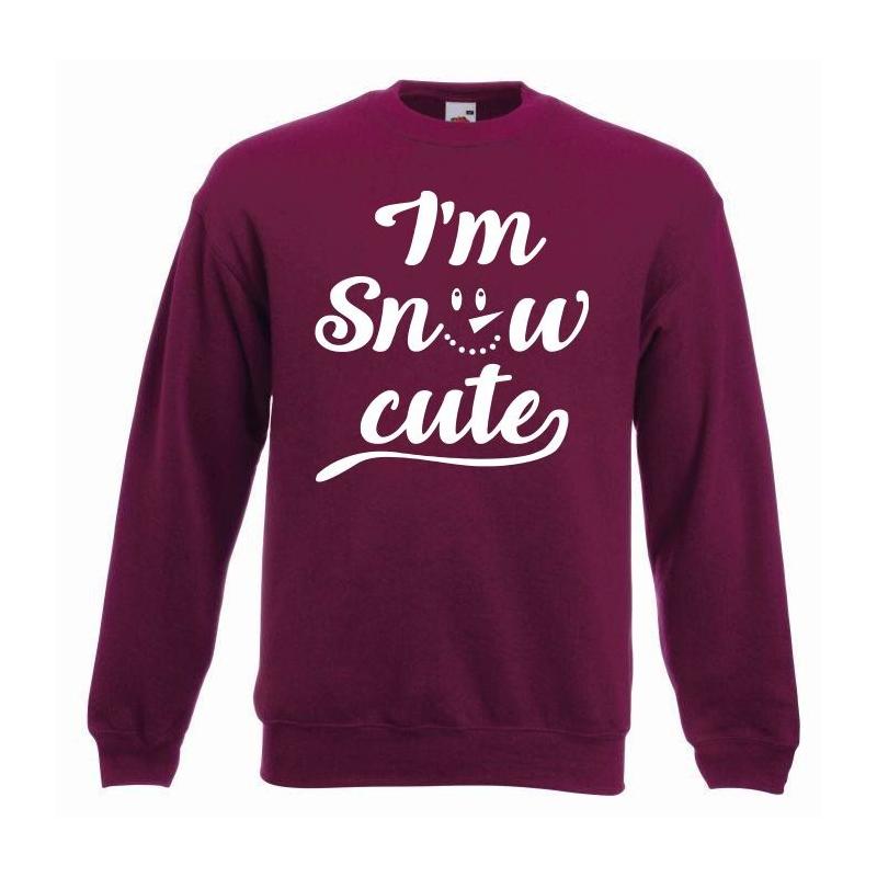 bluza oversize I'M SNOW CUTE