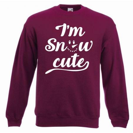 bluza oversize I'M SNOW CUTE